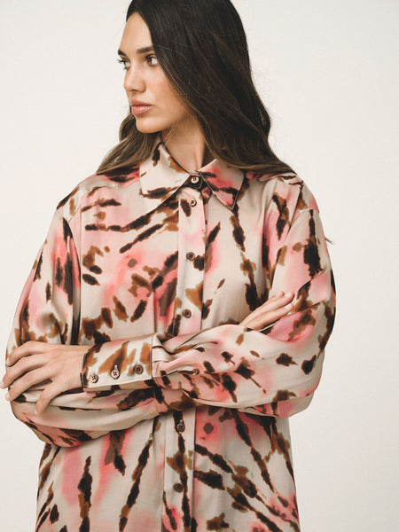 ERIS SHIRT | MULTI BROWN