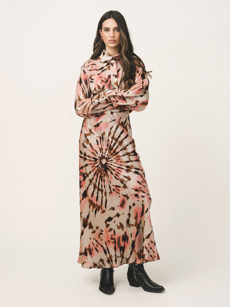 BIANCA SKIRT | MULTI BROWN