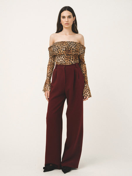 VIVIENNE TOP | LEOPARD