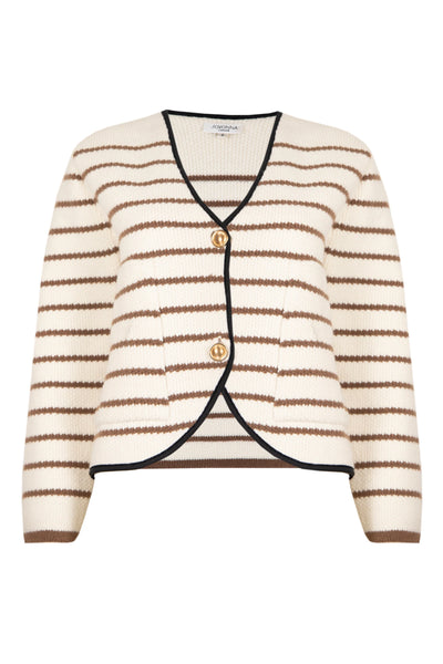 NED CARDIGAN | BROWN