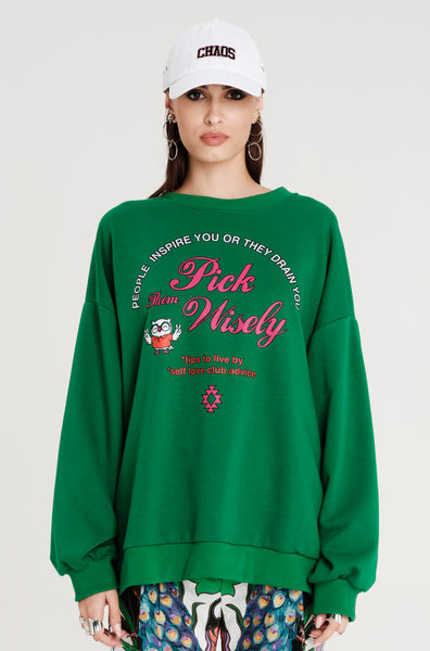 WISDOM SWEATER | GREEN