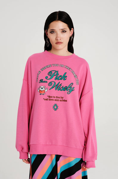 WISDOM SWEATER | FUCHSIA