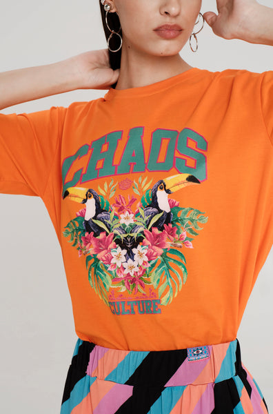 AVIAN T-SHIRT | ORANGE