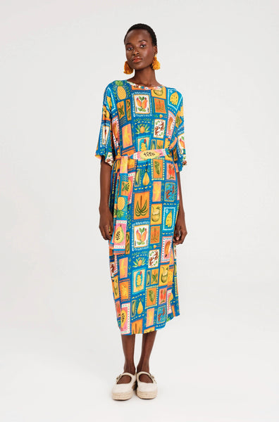PAPAYA LONG DRESS
