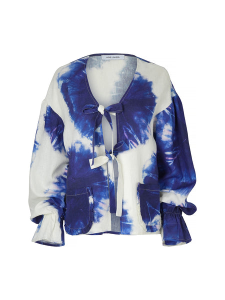 NAMI LINEN TOP | TIE DYE