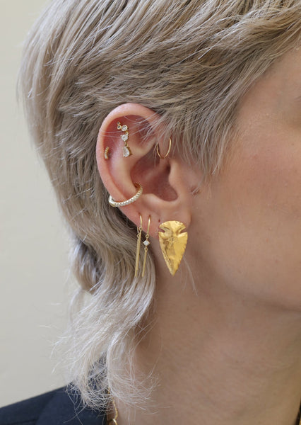 SEPIA SMALL EARRINGS | GOLD PLATED