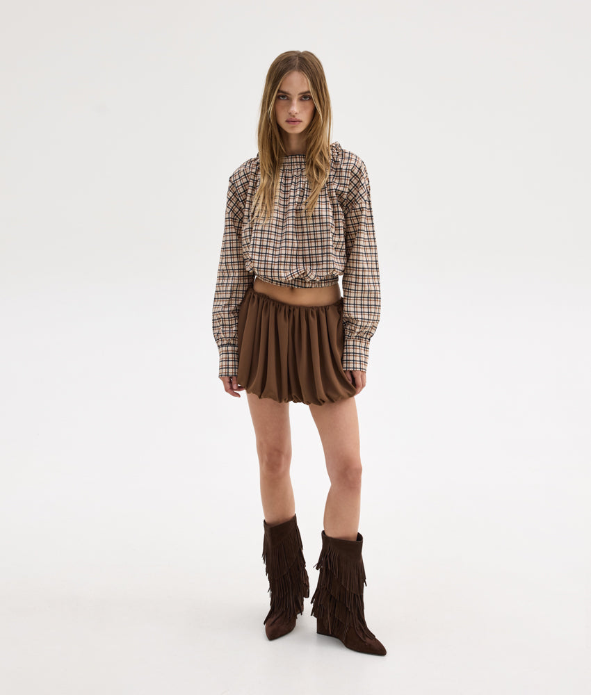 MADDY SHORTS | BROWN