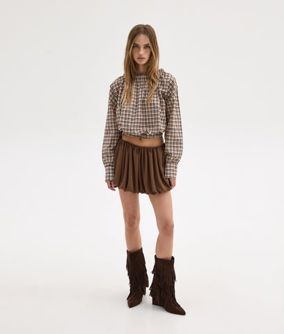MADDY SHORTS | BROWN