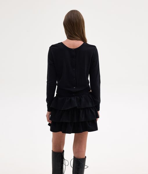 JESSICA KNIT CARDIGAN | BLACK