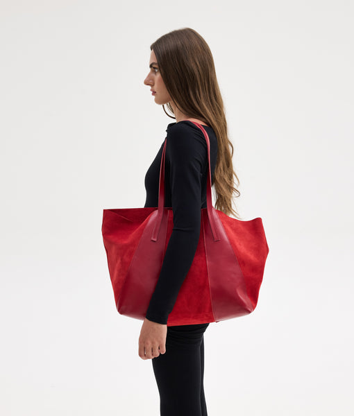 ALYSSA TOTE BAG | RED