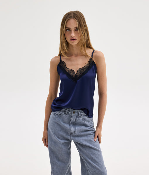 CINDY TOP | NAVY BLUE