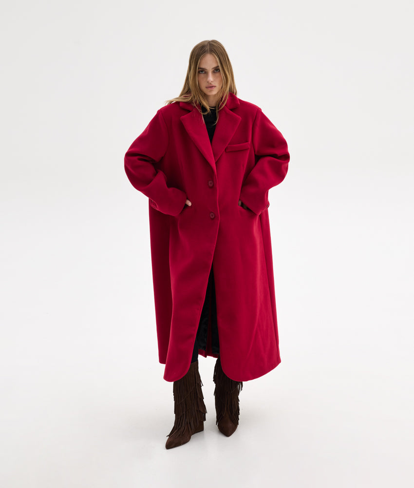 KATHIE COAT | RED