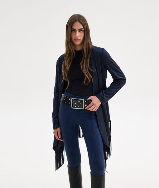 BLONDIE BANGS JACKET | BLUE