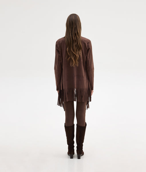 BLONDIE BANGS JACKET | BROWN