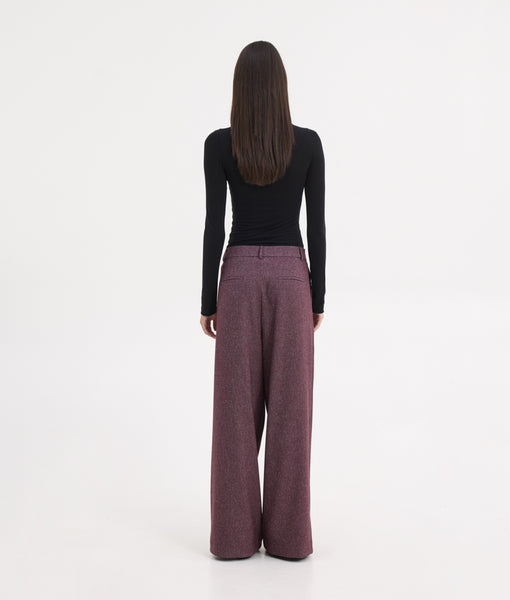 NAYA PANTS | AUBERGINE