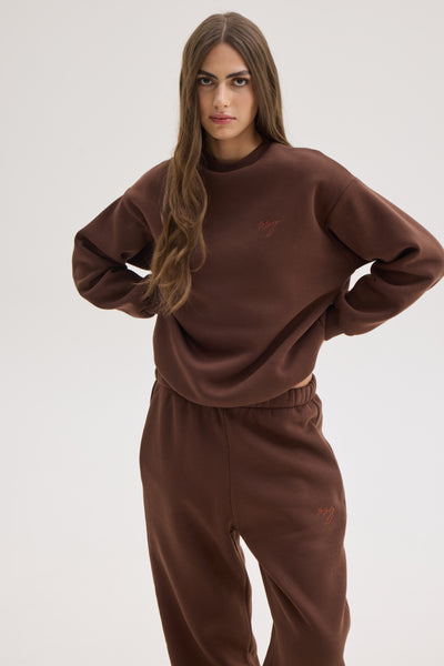 MABEL SWEATSHIRT | BROWN