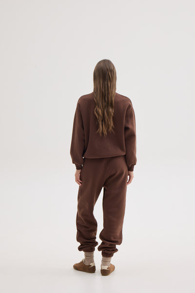MABEL SWEATPANTS | BROWN