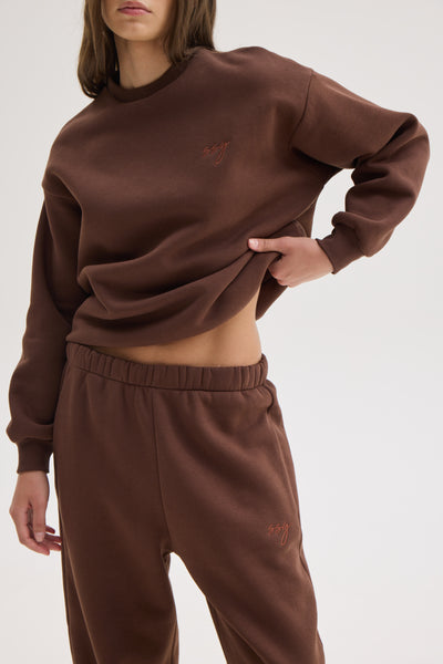 MABEL SWEATSHIRT | BROWN