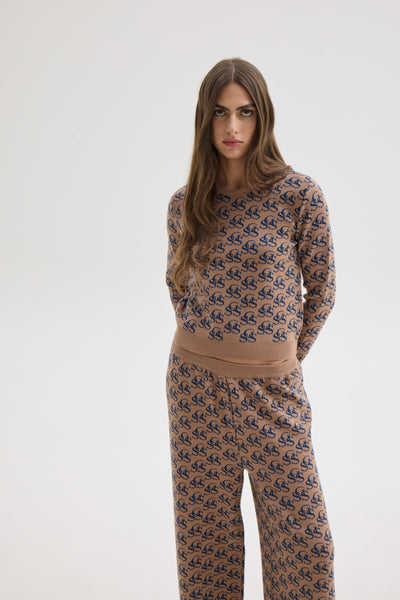 NANCY KNIT TOP | BEIGE