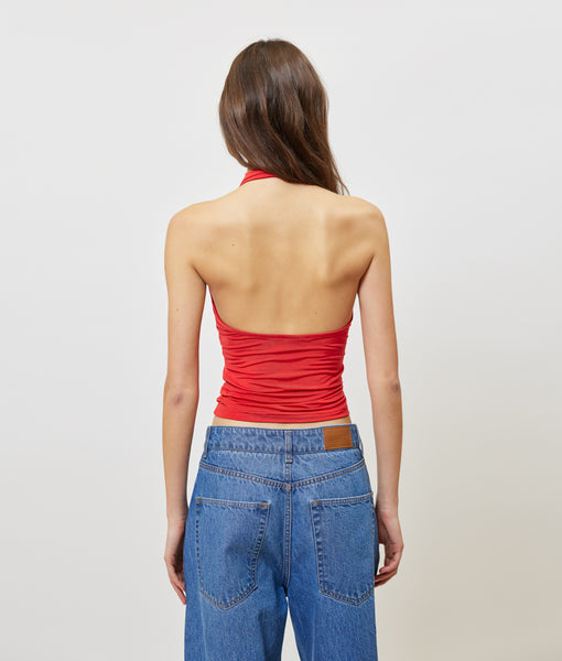 JULES TURTLENECK TOP | RED