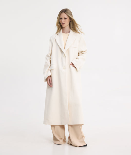 NORA COAT | OFF WHITE