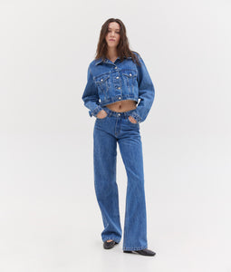 LILY STRAIGHT JEANS | BLUE