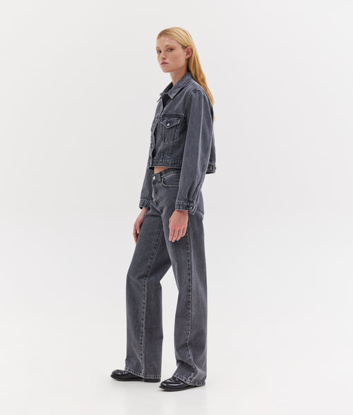 LILY STRAIGHT JEANS | GREY