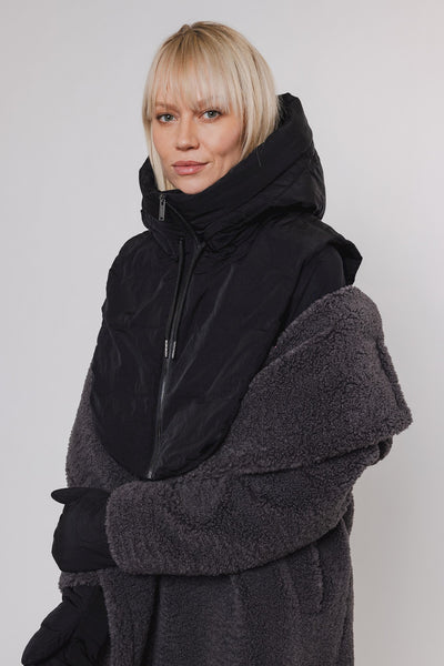 TABITA HOOD COLLAR | BLACK