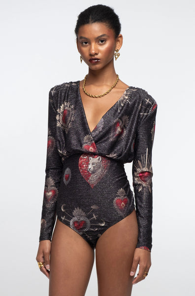 ELISIUM BODYSUIT | LUREX
