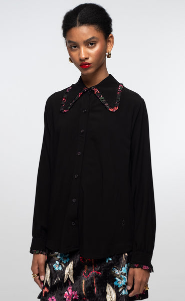 ANEMONE SHIRT | BLACK