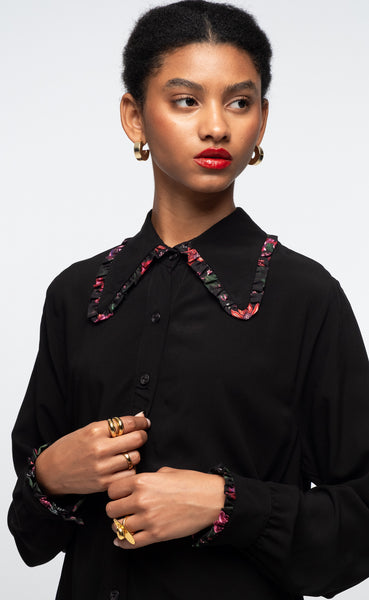 ANEMONE SHIRT | BLACK