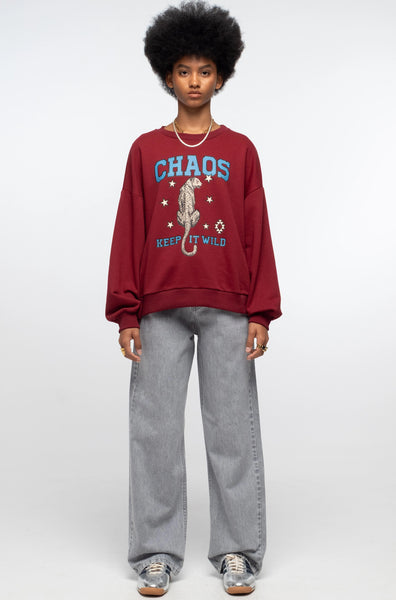 TIGRIS SWEATER | BORDEAUX