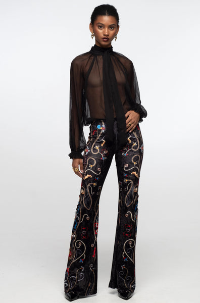 DUSK VELVET PANTS