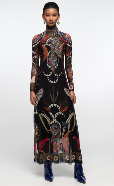 NOCTURNAL LONG DRESS