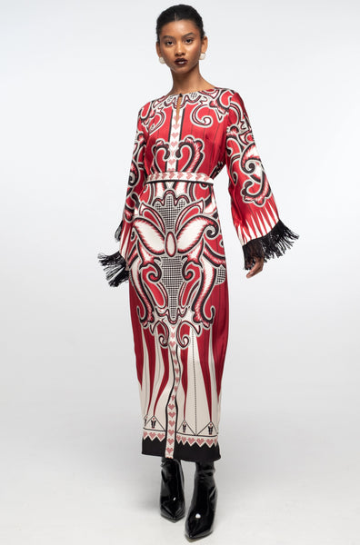 ALCHEMY LONG DRESS | FRINGES