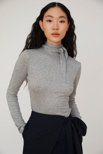 YSABEL TOP  | GREY