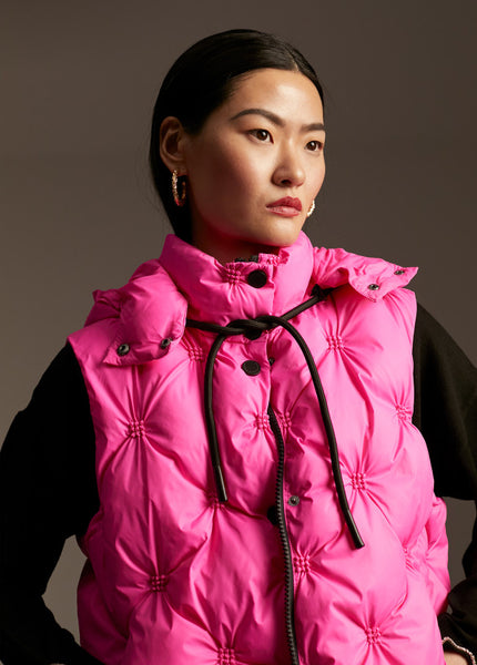 PINKY QUILTED GILET