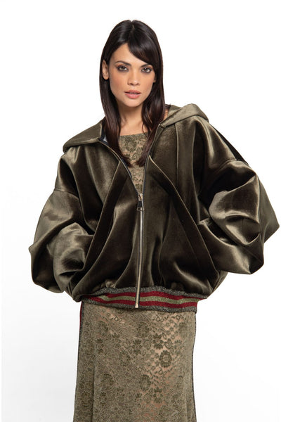 DUSTY VELVET BLAZER