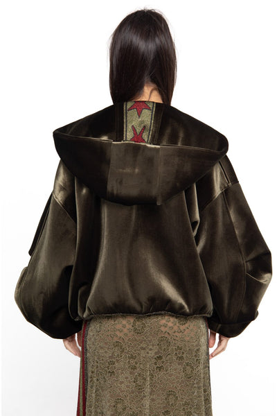 DUSTY VELVET BLAZER