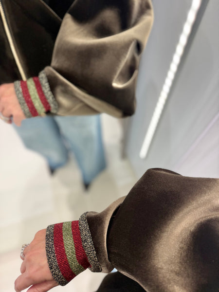DUSTY VELVET BLAZER