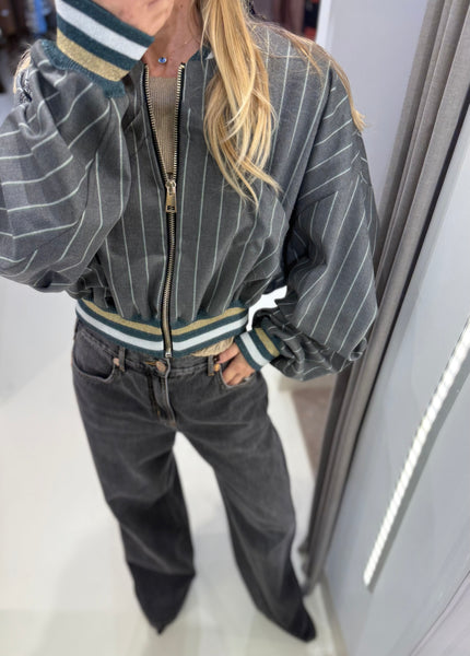FLY GREY BOMBER