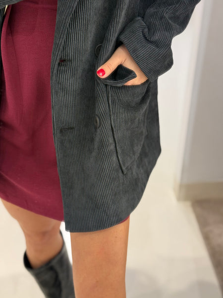 MARLON CORDUROY BLAZER | CARBON