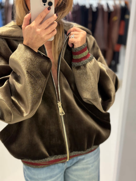 DUSTY VELVET BLAZER