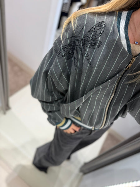 FLY GREY BOMBER