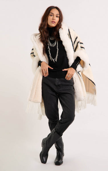 MONTBLANC PONCHO | WHITE