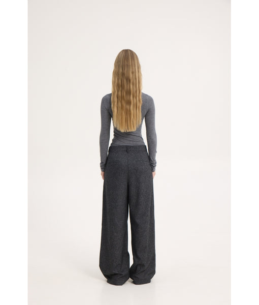 NAYA PANTS | MELANGE BLACK