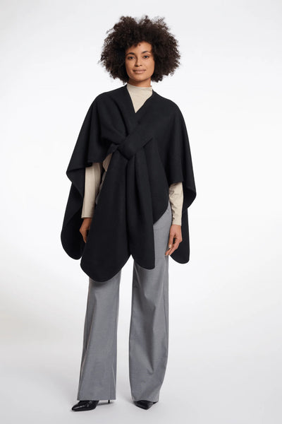 MARWA CAPE | BLACK
