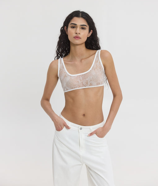 ROSA BRALETTE | WHITE