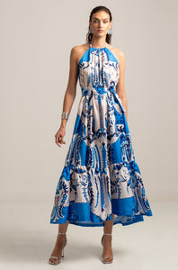 DAMASK LONG DRESS