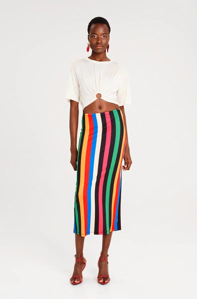 RHYTHM MIDI SKIRT
